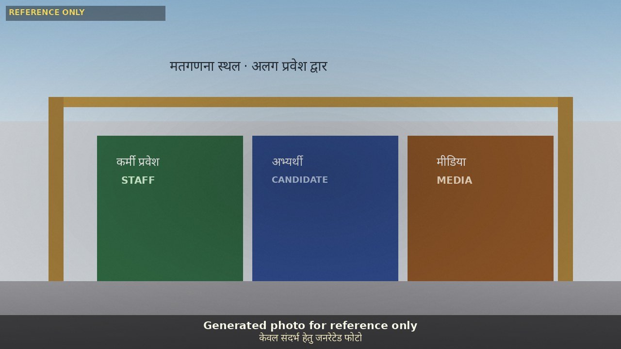 मतगणना स्थल पोलिटेक्निक: कर्मियों, प्रत्याशियों व मीडिया के अलग प्रवेश